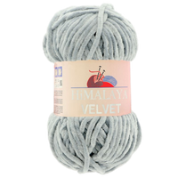 Obrázok ku produktu Pletacia priadza Himalaya VELVET 90051 sivá svetlá