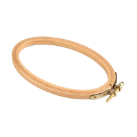 Obrázok ku produktu Vyšívací ovál drevený - buk 9x15 cm