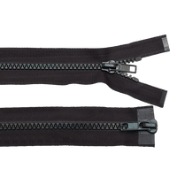 Obrázok ku produktu ZIPS kostený šírka 5mm dlĺžka 90cm 2 bežce čierna